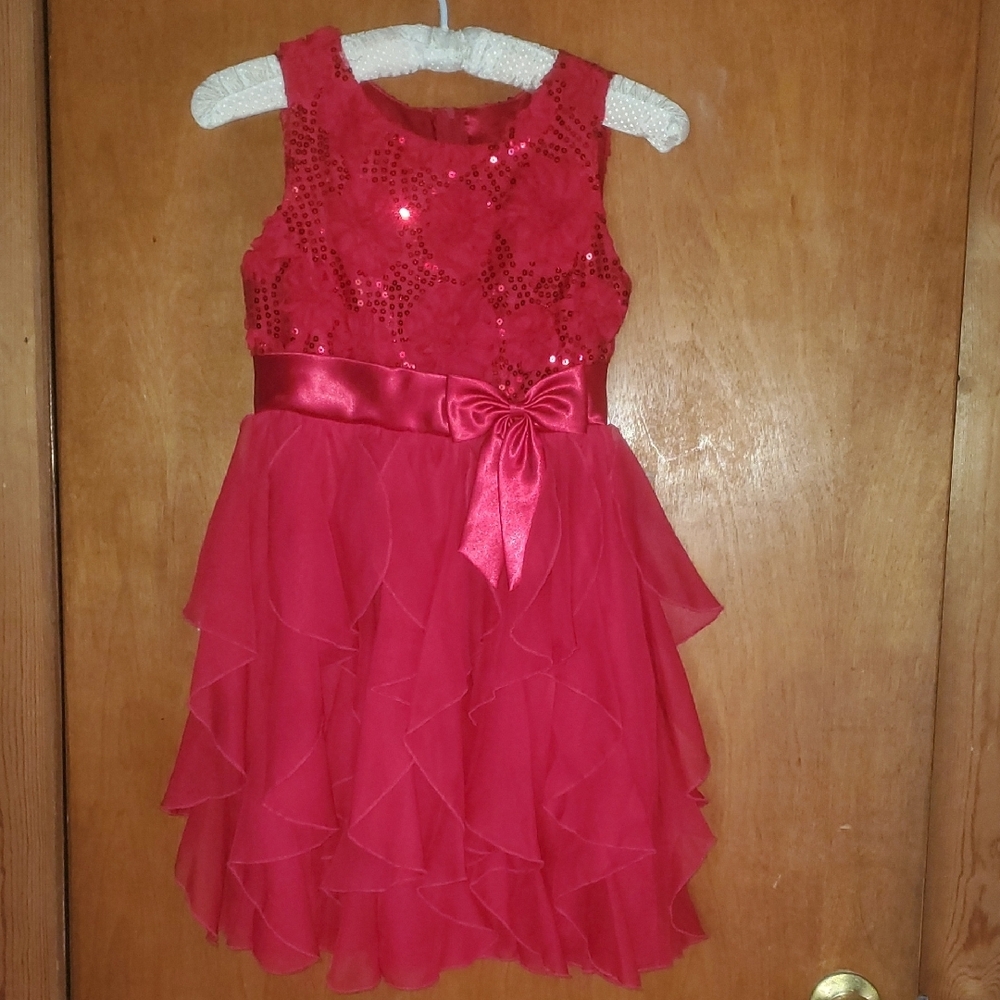 American Princess Pink Sundress Scoop Neck Sleeveless Prom